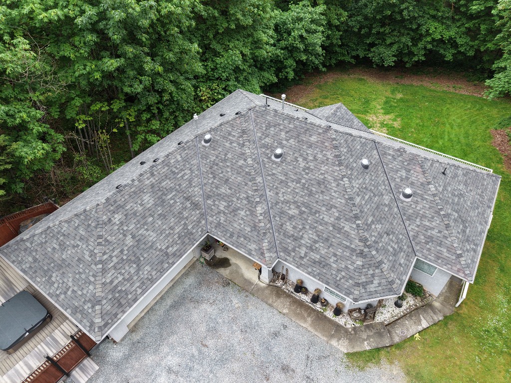 Roofing project in Nanaimo, BC